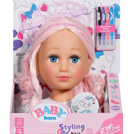 Baby Born Sister Styling Head Artist