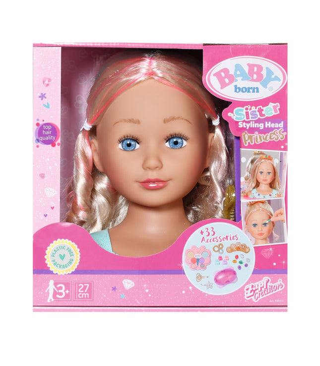 BABY born Sister Stylingkopf Prinzessin, 43 cm