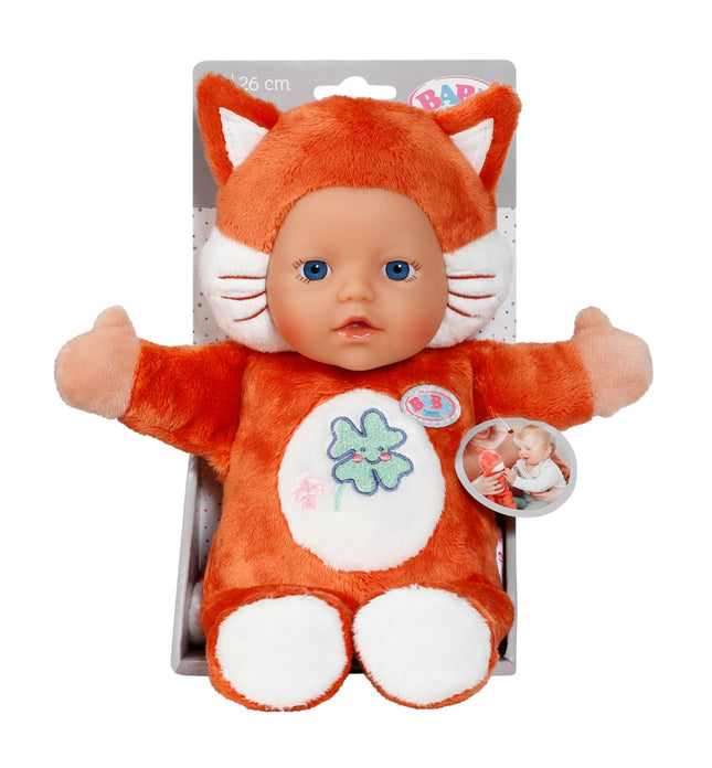 Babypuppe 26 cm, Lustiges Fuchs-Design für Säuglinge