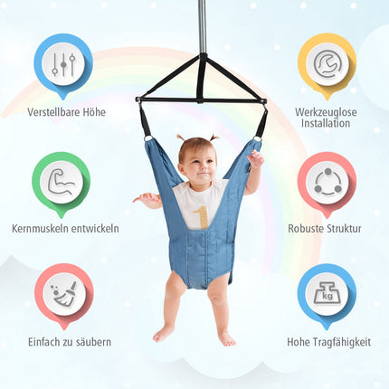 Baby Türhopser Schaukel, verstellbare Gurte, max. 12 kg