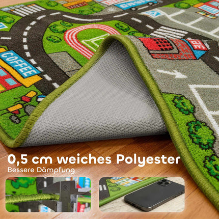 Babyspeelmat, antislip, 200x150 cm, stadsdesign