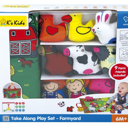 Babyspielmatte, Bauernhof-Design, weich und strapazierfähig