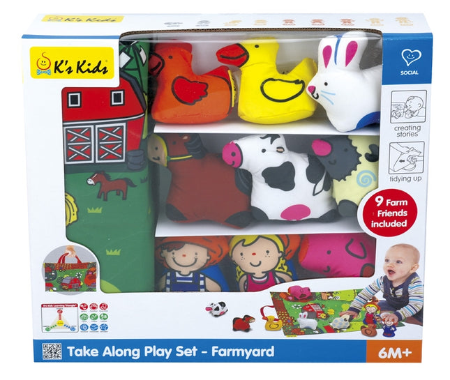Babyspielmatte, Bauernhof-Design, weich und strapazierfähig