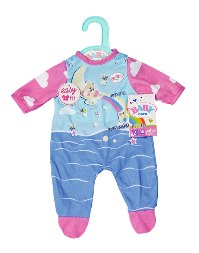 Baby Strampler, 36 cm, weicher Baumwollstoff, einfacher Druckknopfverschluss