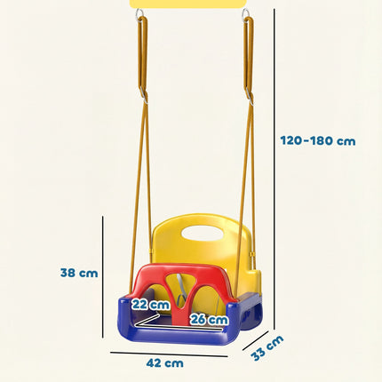 Baby Swing Seat with Adjustable Rope, 70 kg Capacity