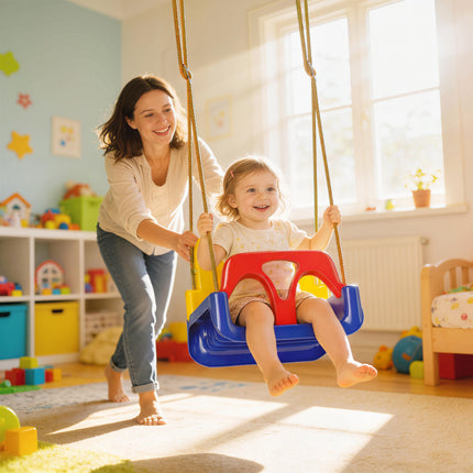Baby Swing Seat with Adjustable Rope, 70 kg Capacity