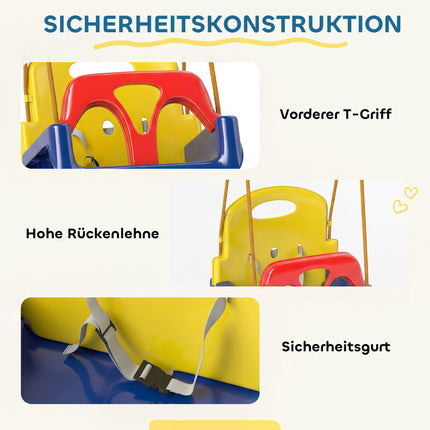Baby Swing Seat with Adjustable Rope, 70 kg Capacity