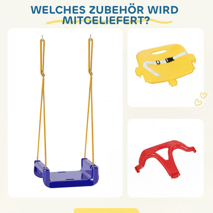 Baby Swing Seat with Adjustable Rope, 70 kg Capacity