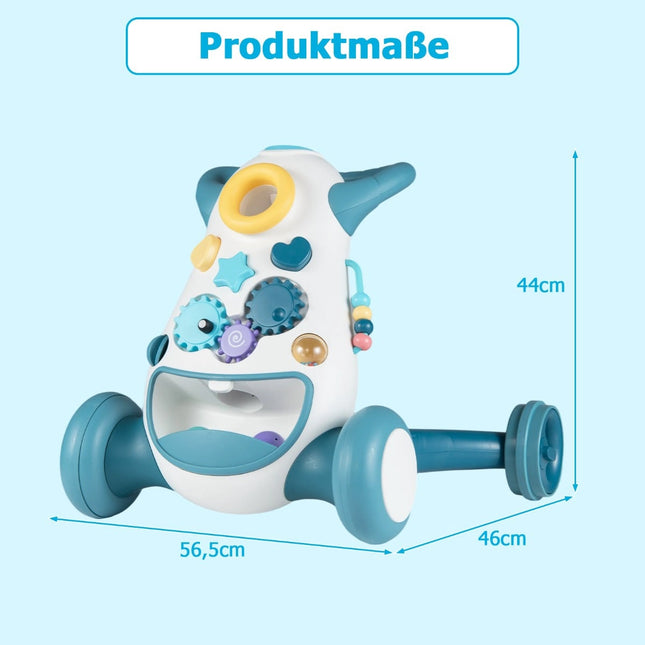 Babywalker mit Musik und Licht, Montessori-Spiele, Blau
