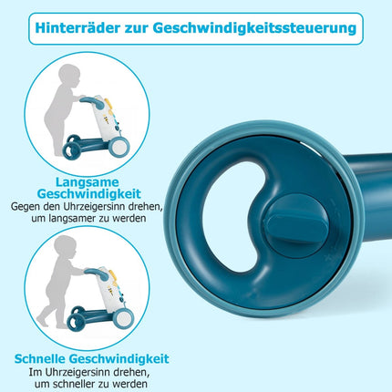 Babywalker mit Musik und Licht, Montessori-Spiele, Blau