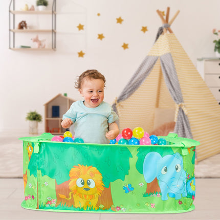 Baby Bällebad Dschungel mit 50 Bällen