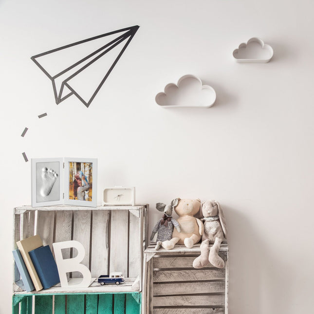 Baby-Bilderrahmen mit Gipsabdruck