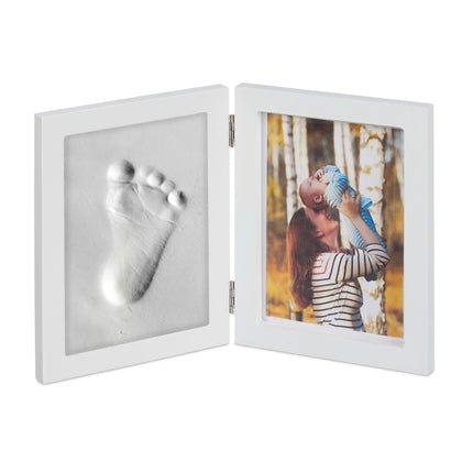 Baby-Bilderrahmen mit Gipsabdruck