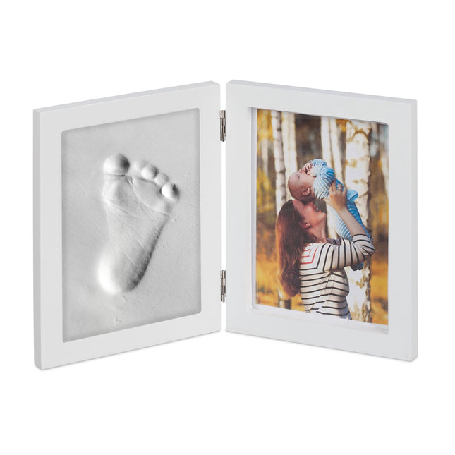 Baby-Bilderrahmen mit Gipsabdruck