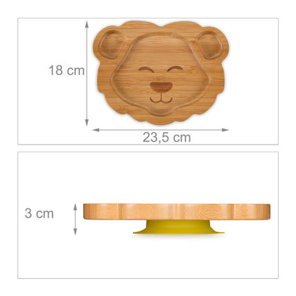 Babyteller mit Saugnapf „Löwe“