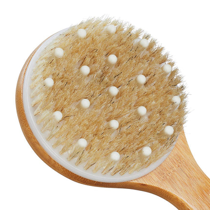 Back brush with knobs