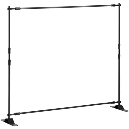 Backdrop Banner Stand, Adjustable Telescopic Aluminum, 4-Pack