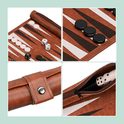 Backgammon zum Rollen