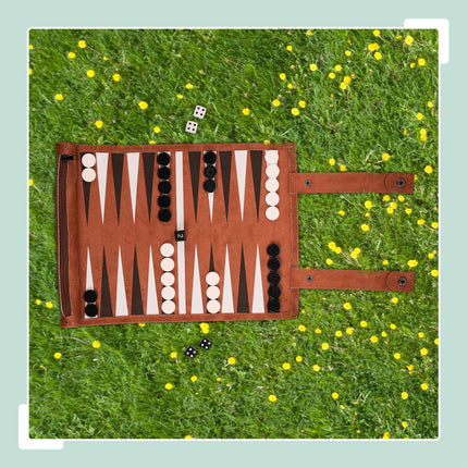 Backgammon zum Rollen