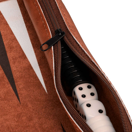 Backgammon zum Rollen