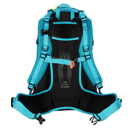 Rucksack, 40L, Blau, Reisetasche für Touristen