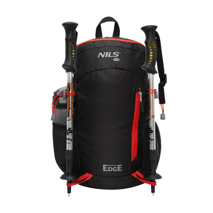 Backpack, Black, 22L Capacity, Edge Design