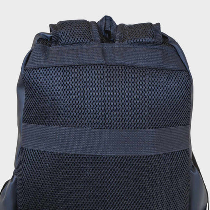 Rucksack Blau, Strapazierfähiges PU, Verstellbare Träger, 44x30x14 cm