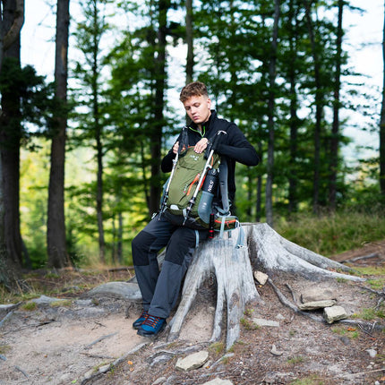 Rucksack, Touristengrün, 40L Fassungsvermögen