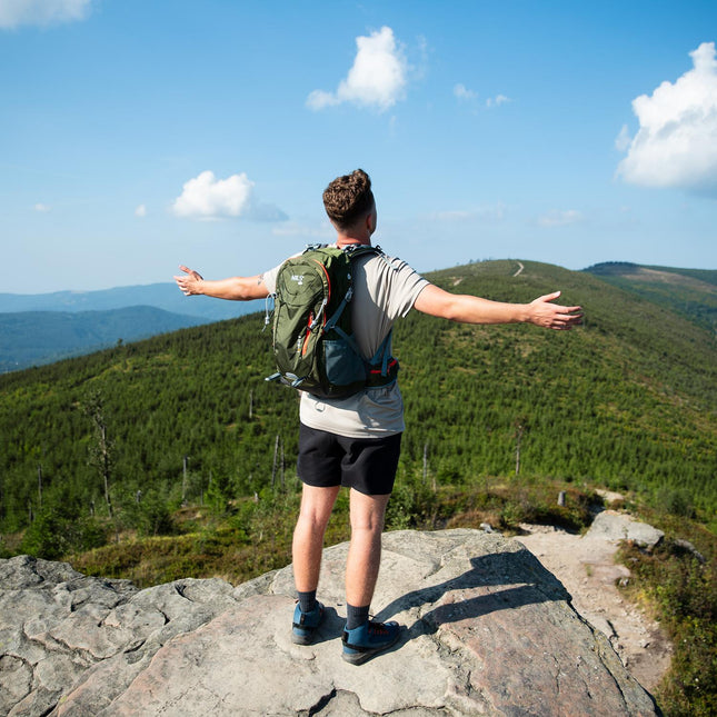 Rucksack, Touristengrün, 40L Fassungsvermögen