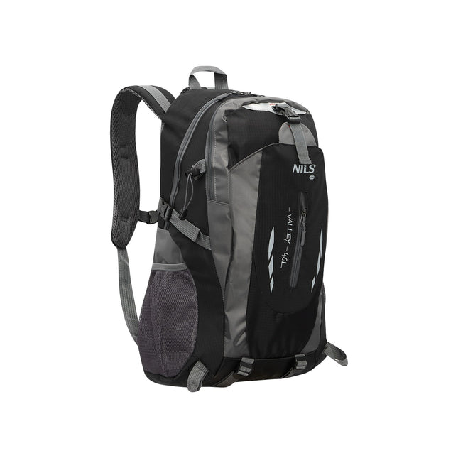 Rucksack für Touristen, Schwarz, 40L Fassungsvermögen