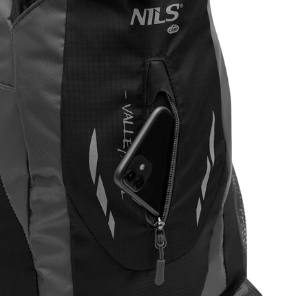 Rucksack für Touristen, Schwarz, 40L Fassungsvermögen