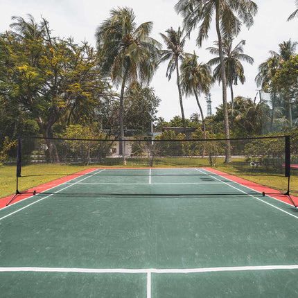 Tragbares Badminton-, Volleyball-, Tennisnetz 2 Höhen 94/158 cm