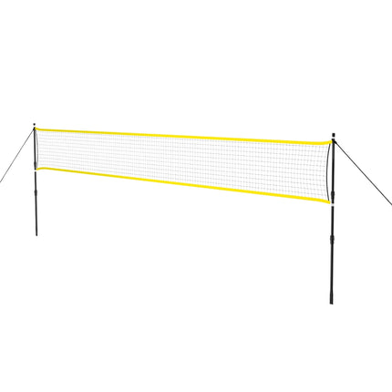 Badminton Net with Telescopic Posts, 600x60 cm, Full Cover