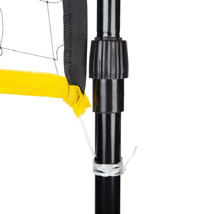 Badminton Net with Telescopic Posts, 600x60 cm, Full Cover