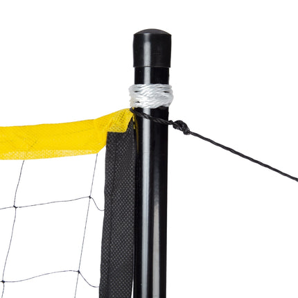 Badminton Net with Telescopic Posts, 600x60 cm, Full Cover
