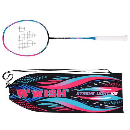 Badmintonová raketa, lehká, odolná, extrémní kontrola