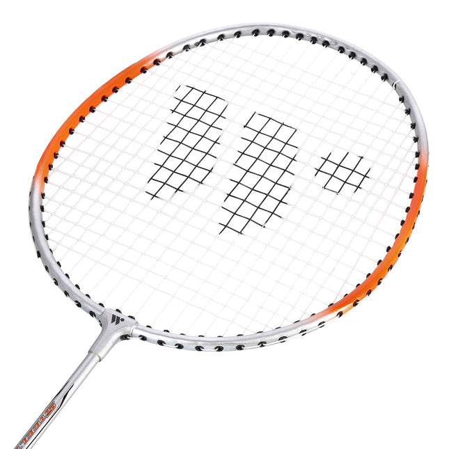 Badminton-Schläger-Set – 2 Spieler, Stahl, inklusive Federbälle