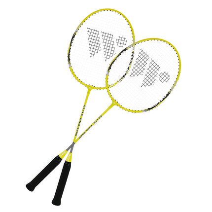 Badminton Racket Set, 2 Rackets, 3 Shuttlecocks, Net