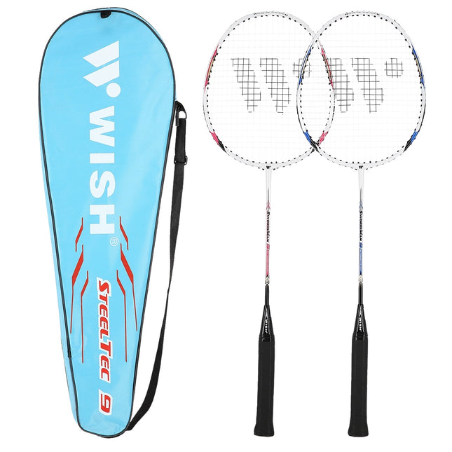 Badminton-Schlägerset – 9K, inkl. Federbälle
