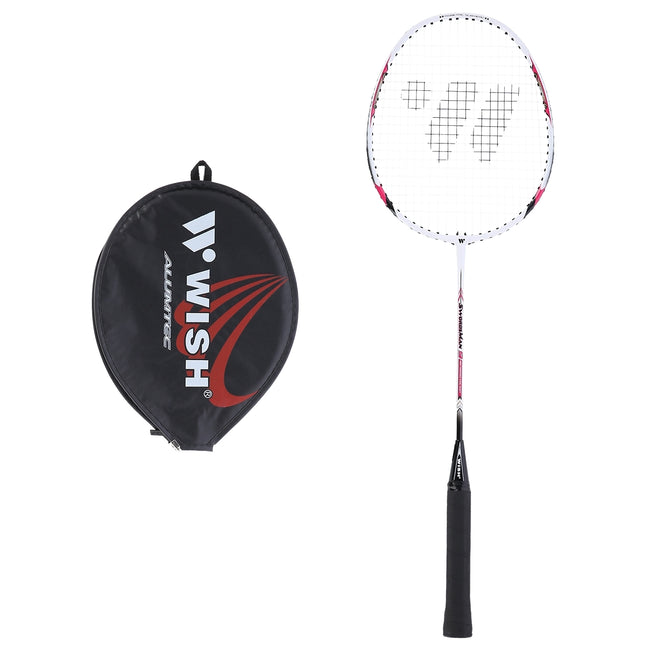 Badmintonschläger, Stahl, rot, leicht
