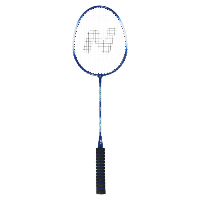 Badmintonset - 2 aluminium rackets, 3 shuttlecocks, hoes