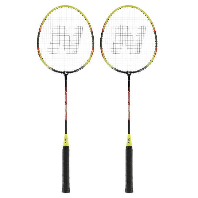 Badminton-Set – 2 Schläger, 3 Federbälle, Hülle