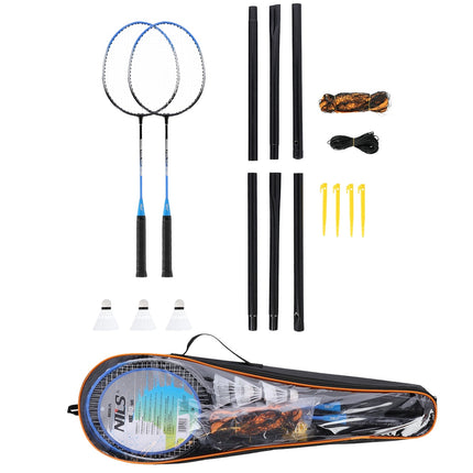 Badminton Set – 2 Rackets, 3 Shuttlecocks, Mesh Cover