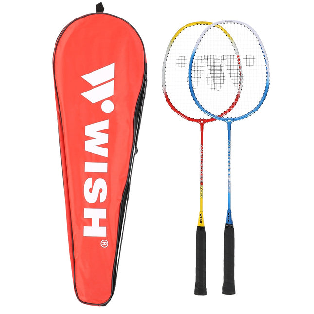 Badmintonset - 2 rackets, inclusief shuttles