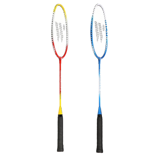 Badmintonset - 2 rackets, inclusief shuttles