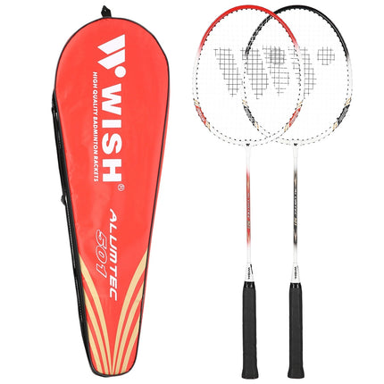 Badminton-Set – 2 Schläger, Federbälle inklusive