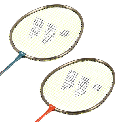 Badminton-Set – 2 Schläger, Federbälle inklusive