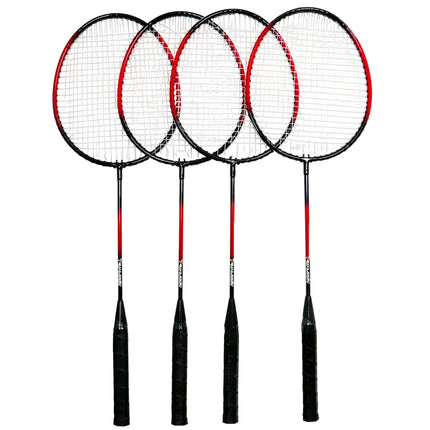 Badminton-Set für 4 Spieler mit Netz
