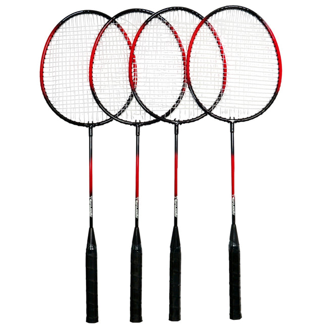 Badminton-Set für 4 Spieler mit Netz