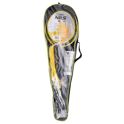 Badminton Set with 2 Rackets, 3 Shuttlecocks, Net & Cover